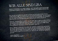 Da Lisa menu