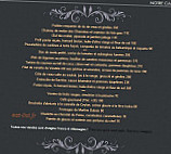 Le Tourbillon menu