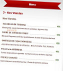 Bodeguita menu