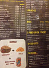 New Paris 2000 menu