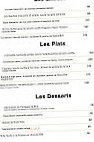 Le Jardin menu