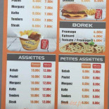 Topkapi Kebab Speisekarte