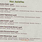 Libanais Lyon menu
