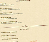 La Galettery menu