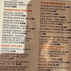 Le Gruber menu