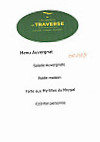 L’auberge La Traverse menu