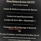L'atelier Du Vieux Moulin menu