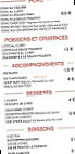 Le Dragon menu