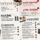 Le 1 De La Place menu