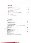 Fouquet's Enghien Les Bains menu