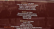 Auberge Notre-Dame menu