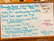 Sylvia's Cafe menu