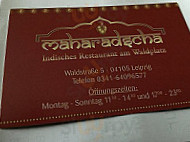 Maharadscha Indische menu