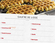 The Waffle Factory menu