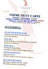 La Table Du Port menu