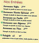Couscous Box menu
