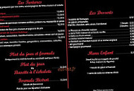 Cote Bistrot Restaurant menu