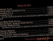 Le RIAD menu