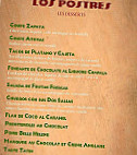 L'Hacienda menu