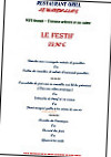 Le Mareuillais menu