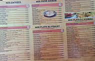 Namaste Indien menu