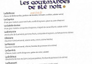 Le Caprice Du Loc menu