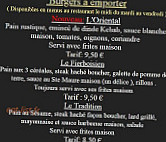 Auberge Jeanne d'Arc menu
