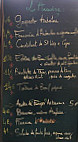 Champ De Foire menu