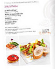 Dalloyau menu