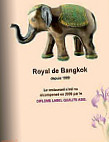 Royal Bangkok menu