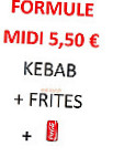 Le Royal Kebab menu