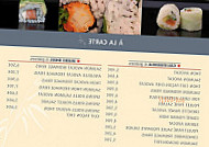 Sushi-riz menu