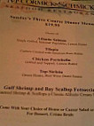Mccormick Schmick's Seafood Charlotte (southpark Mall menu