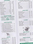 Evergreen Chinese menu