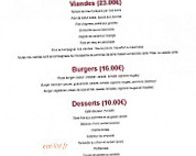 Le Relais Des Chartreux menu