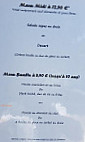 Restaurant le Montgolfier menu