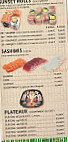 Le Sushi menu