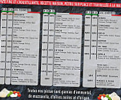 Pizzeria des Remparts menu