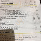 Tapería Periky menu