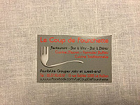 Le Coup De Fourchette menu