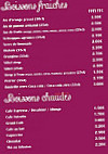Café De La Gare De Delle menu