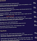 Le Wagon Bleu menu