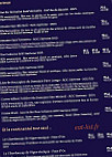 Le Wagon Bleu menu