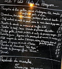 LE PISTOU menu