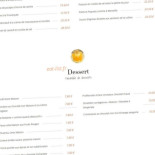 La Bastide Enchantée menu