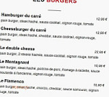 Le Baxo menu