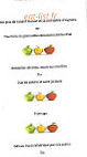 La Pomme Rôtie menu