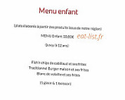 Les Bateliers menu