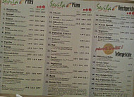Sevila Pizzeria menu