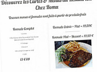 Chez Romu menu